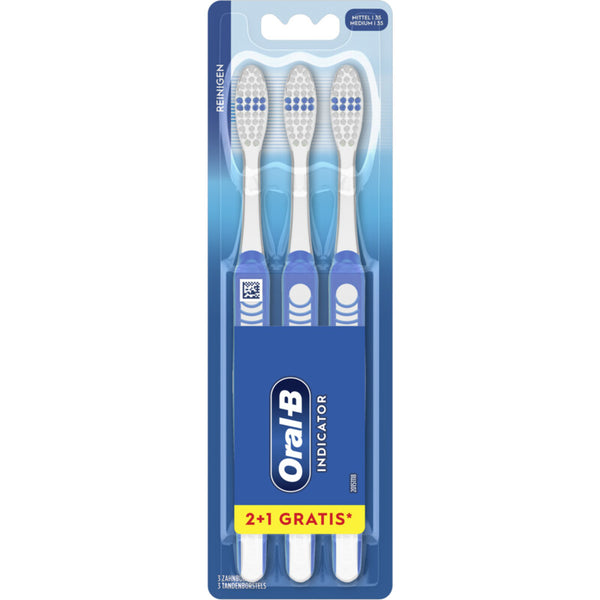 Oral-B 123 classic care tandenborstel 3-pack