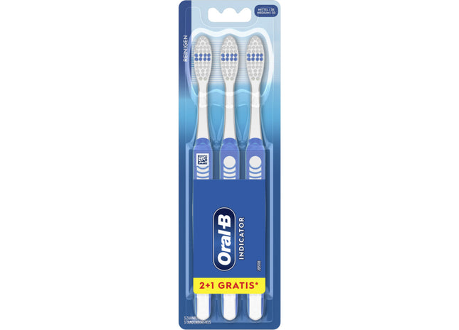 Oral-B 123 classic care tandenborstel 3-pack