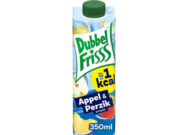 DubbelFrisss 1Kcal appel & perzik