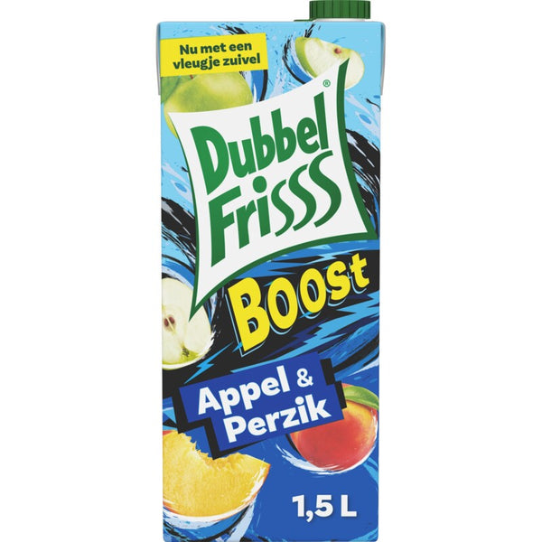 DubbelFrisss Boost appel & perzik  Dutchshopper