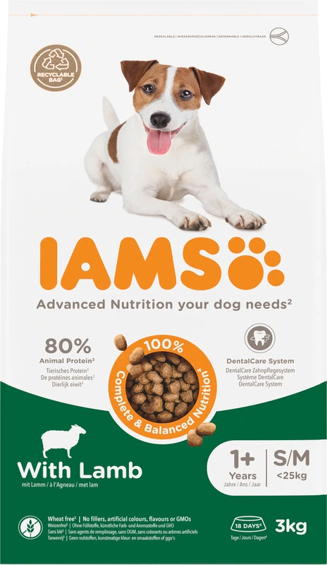 IAMS Advanced nutrition dog with lamb 1+