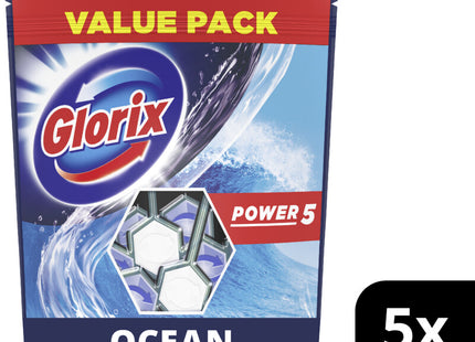 Glorix Toiletblok power5 ocean value pack