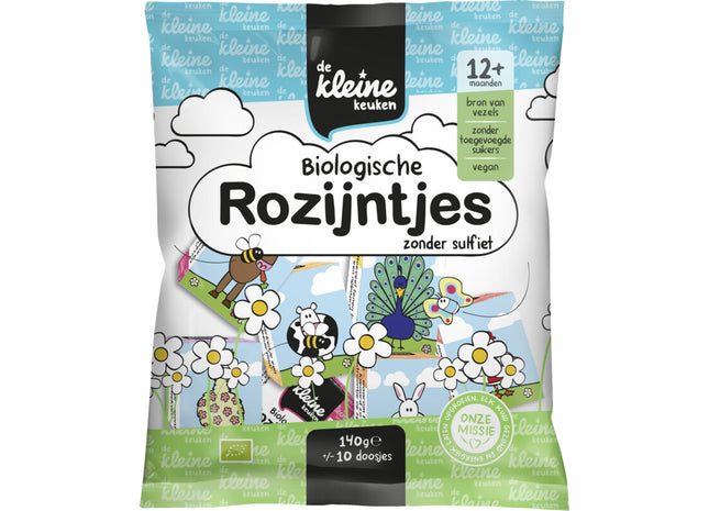 De Kleine Keuken Biologische rozijntjes 12m+  Dutchshopper