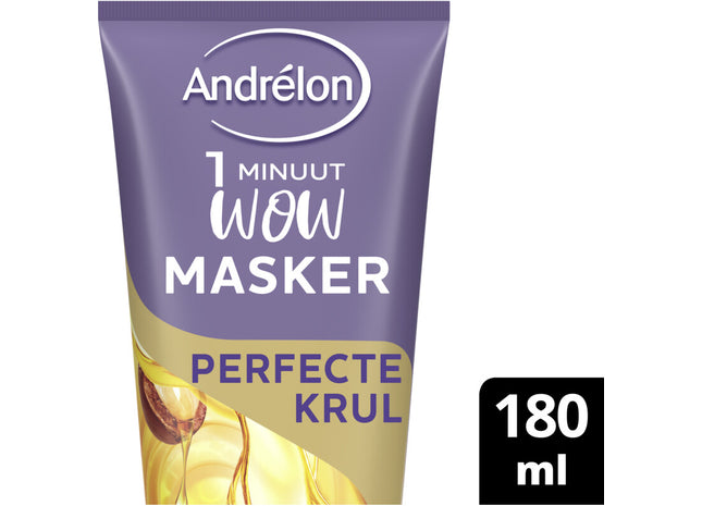 Andrélon Wow masker 1 minuut perfecte krul