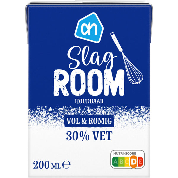 Slagroom houdbaar