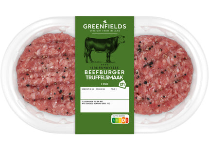 Greenfields Beefburger truffelsmaak 2 stuks