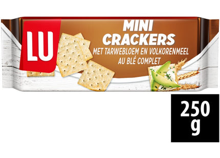 LU Mini crackers wheat flour and wholemeal flour