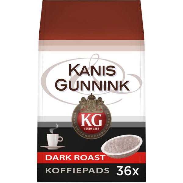 Kanis & Gunnink Dark roast coffee pads