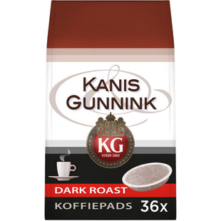 Kanis &amp; Gunnink Dunkel geröstete Kaffeepads
