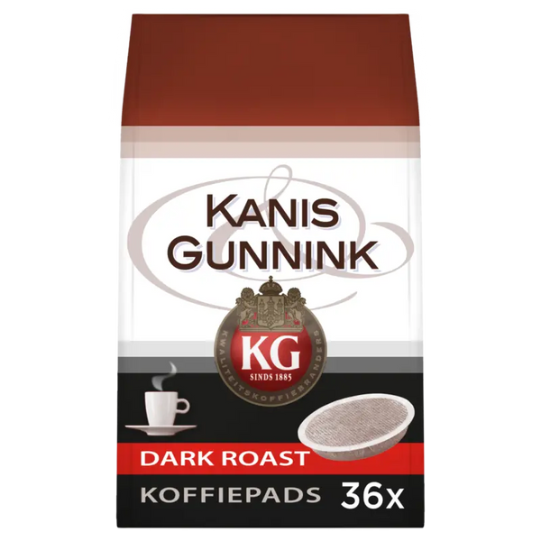 Kanis & Gunnink Dark roast coffee pads