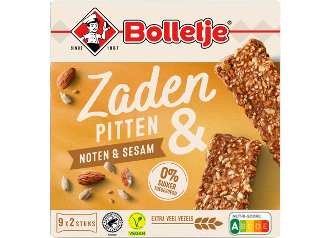Bolletje Zaden & pitten noten & sesam