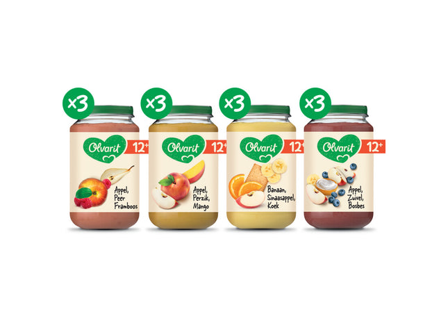Olvarit Variatiemenu fruit 12m+