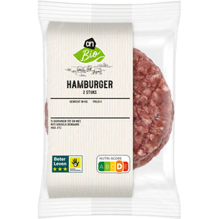 Biologisch Hamburger 2 stuks