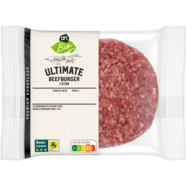 Organic Ultimate beef patty