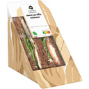 Volkoren sandwich mozarella tomaat