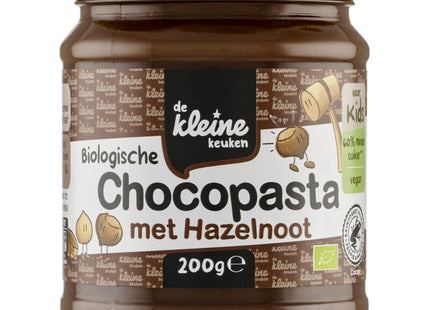 The Little Kitchen Organic chocolate spread hazelnut kids