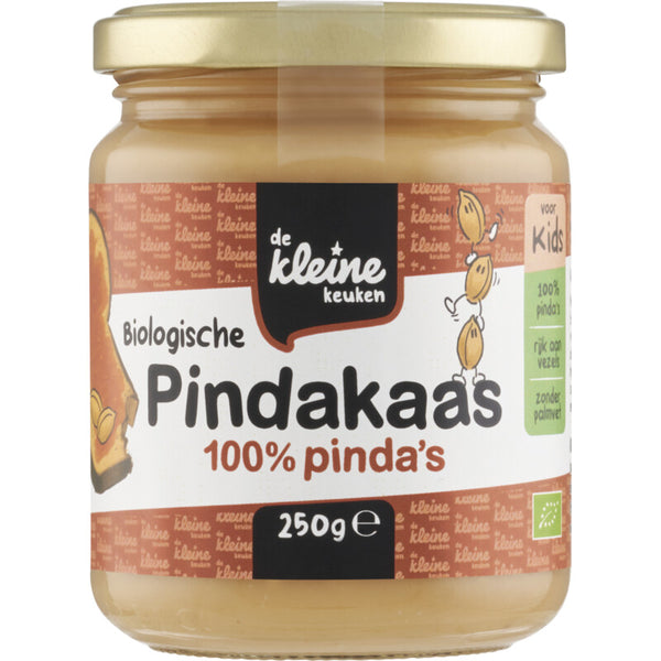 De Kleine Keuken Biologische pindakaas 100% pinda's kids