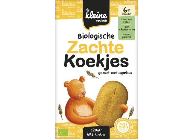 De Kleine Keuken Biologische zachte koekjes 6m+  Dutchshopper