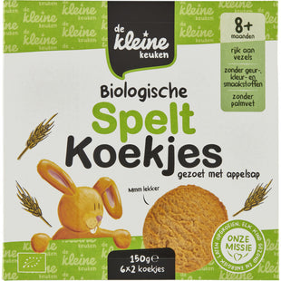 De Kleine Keuken Biologische speltkoekjes 8m+