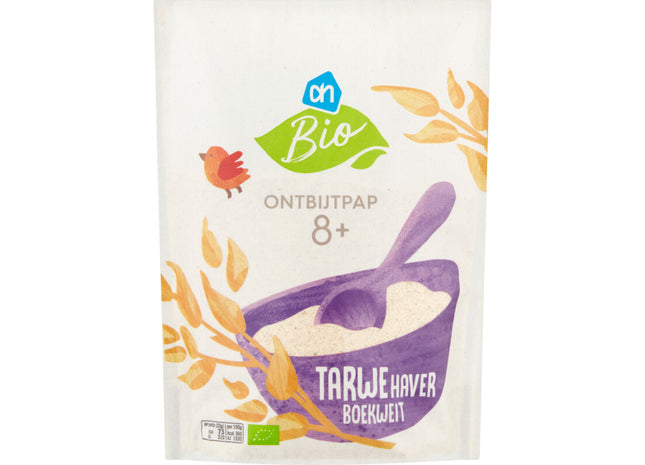 Biologisch Ontbijtpap tarwe haver boekweit 8m+