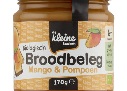 De Kleine Keuken Biologisch broodbeleg mango pompoen 6m+