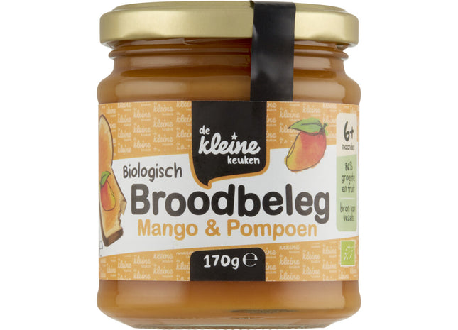 De Kleine Keuken Biologisch broodbeleg mango pompoen 6m+