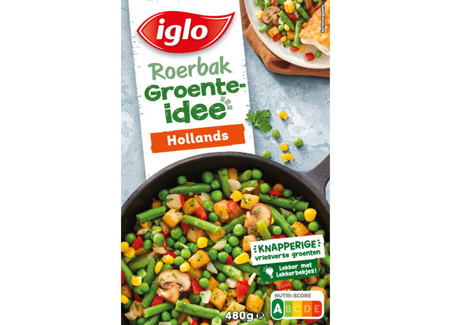 Iglo Roerbak groente idee hollands