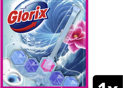 Glorix Pink magnolia blauw water wc-blok