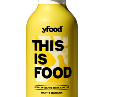 Yfood This is food drinkmaaltijd happy banana