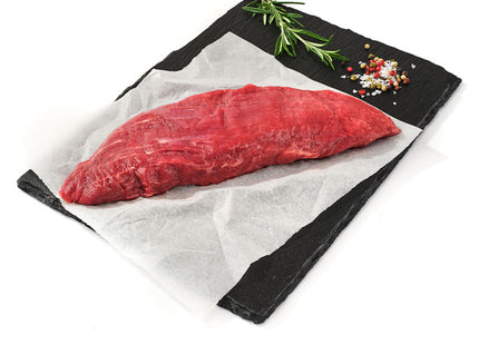 Professional butcher beef diamond tenderloin