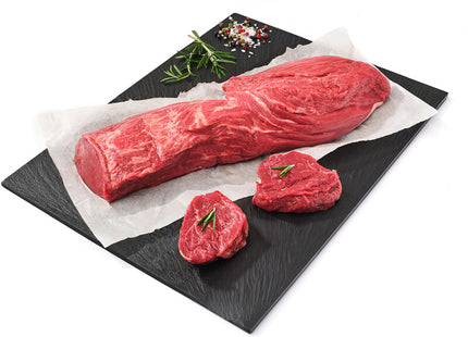 Professional butcher beef tenderloin