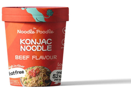 The noodle poodle Konjac noodle beef flavour