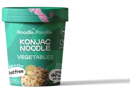 The noodle poodle Konjac noodle vegetables