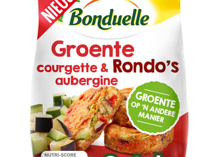 Bonduelle Groente rondo's courgette & aubergine