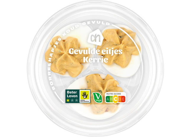 Gefüllte Eier mit Curry