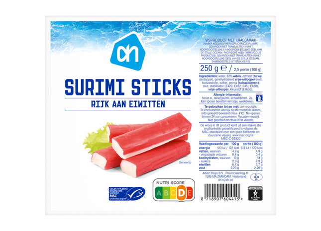 Surimi sticks