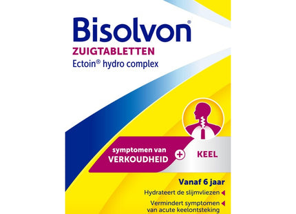 Bisolvon Zuigtabletten verkoudheid + keel