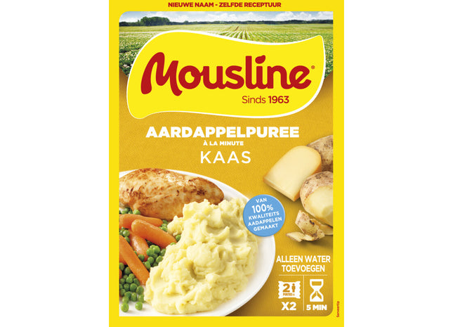 Mousline Aardappelpuree kaas