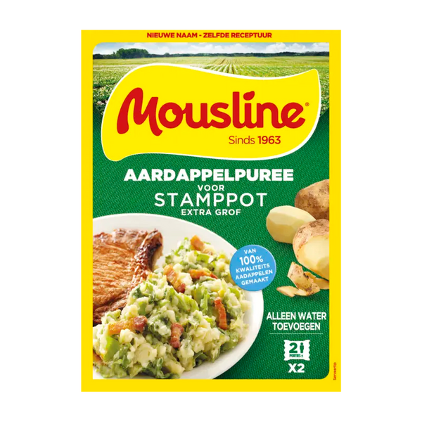 Mousline Kartoffelpüree für Stampfkartoffeln extra grob