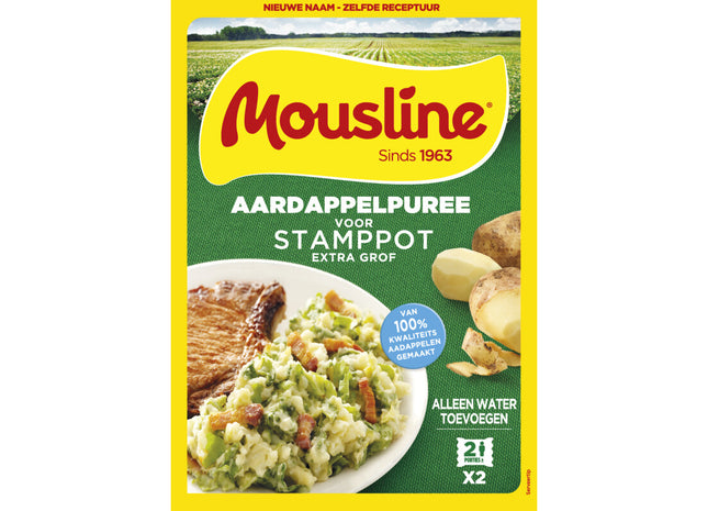 Mousline Aardappelpuree voor stamppot extra grof