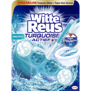 Witte Reus Toiletblok turquoise actief pacific