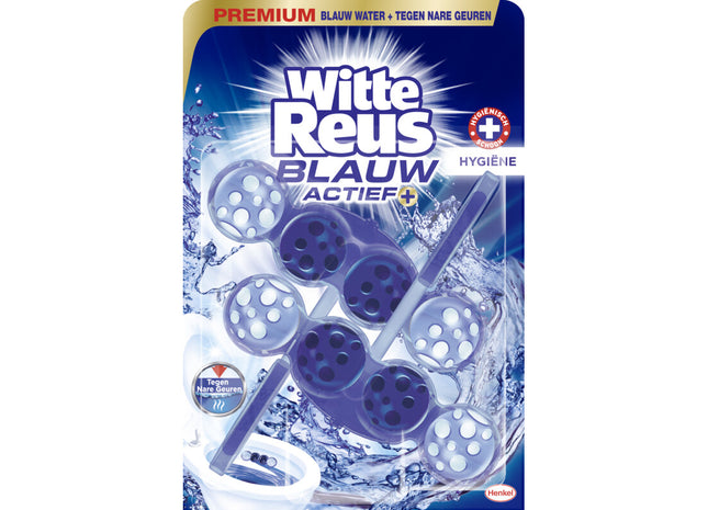 Witte Reus Toiletblok blauw actief hygiene