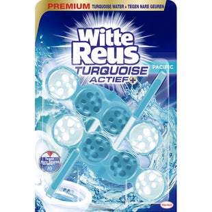 Witte Reus Toiletblok turquoise actief pacific