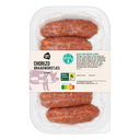 Chorizo frying sausages