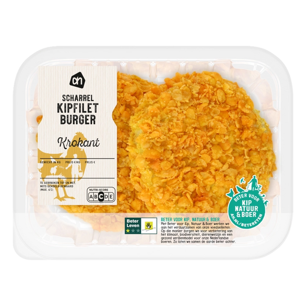 Freiland knuspriger Hähnchenbrustfilet-Burger