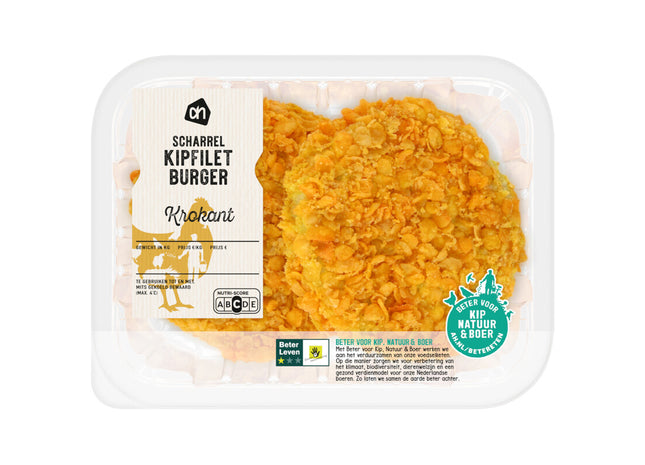 Knuspriger Hähnchenfiletburger aus Freilandhaltung