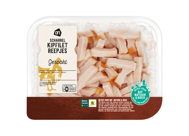 Geräucherte Hähnchenfiletstreifen aus Freilandhaltung