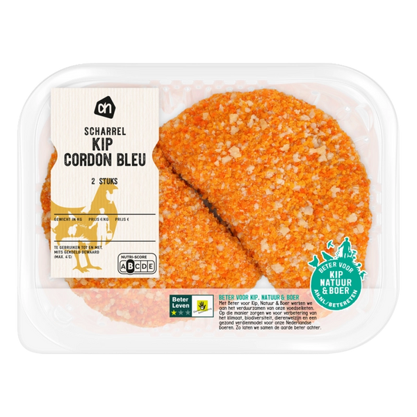 Scharrel kip cordon bleu 2 stuks