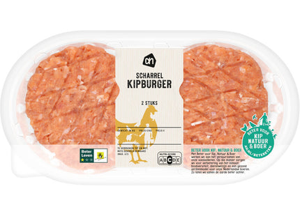 Burger mit Hähnchen aus Freilandhaltung