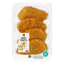 Free-range crispy chicken breast schnitzel